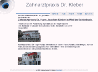 Zahnarztpraxis Dr. Kleber - Weil im Schnbuch